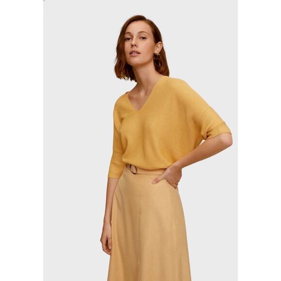 Mango Belted Front Slit Midi Skirt - Picture 7 of 11